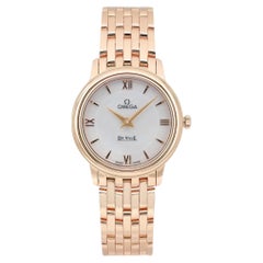 Omega De Ville Prestige 18K Roségold MOP Zifferblatt Quarzuhr 424.50.27.60.05.002