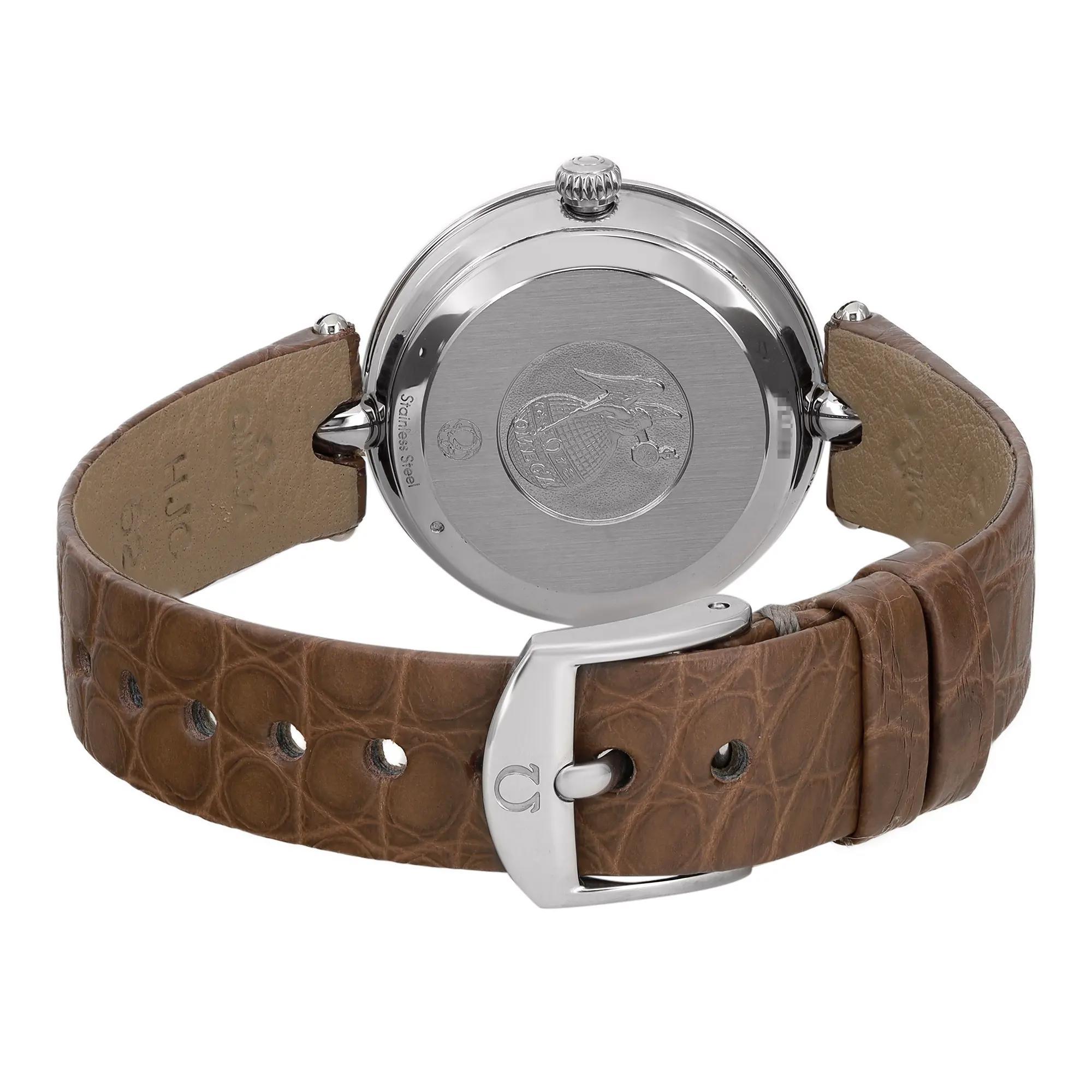 Reloj Omega De Ville Prestige 27 mm Acero Plata Esfera Diamante 424.18.27.60.52.001 en venta 1