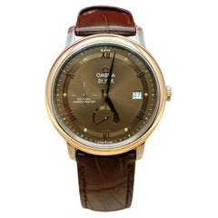 Omega De Ville Prestige 424.23.40.21.13.001 39.5mm 18K Rose Gold Steel Box Paper