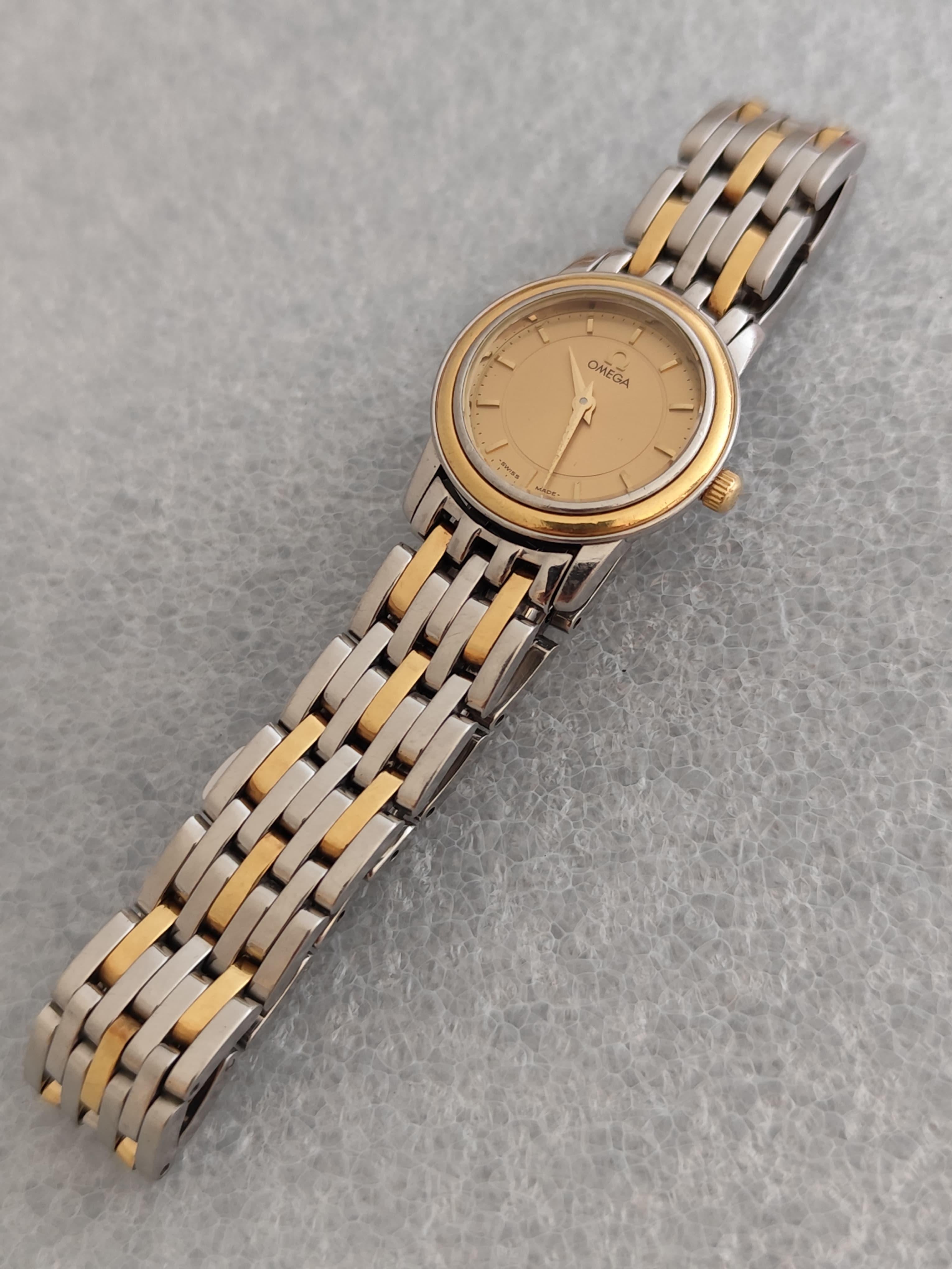 Reloj Omega De Ville Prestige 5951055 Acero/18K Oro Señoras En Caja Original en venta 7