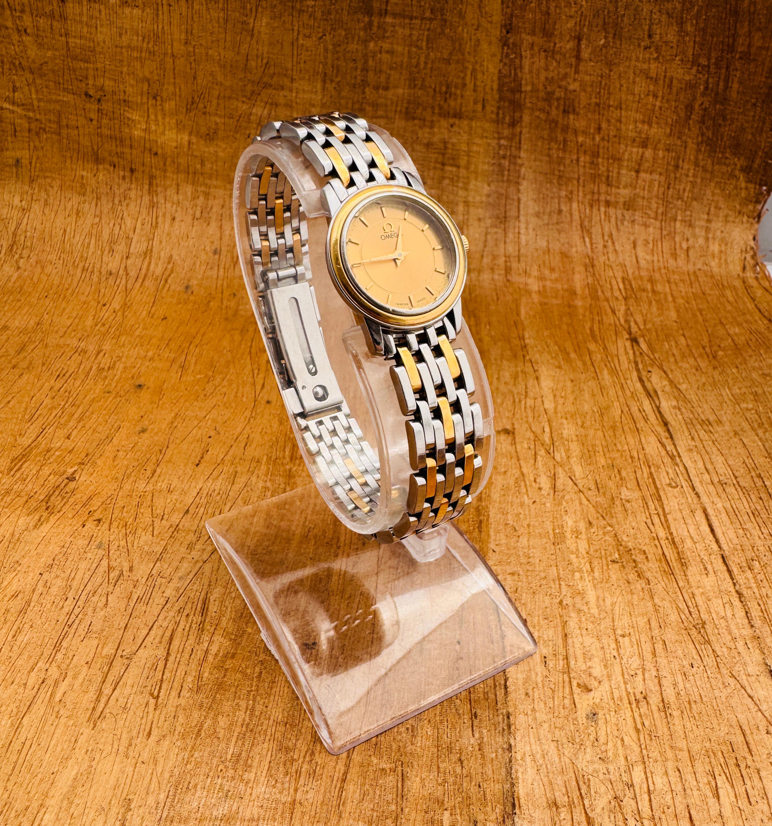 Reloj Omega De Ville Prestige 5951055 Acero/18K Oro Señoras En Caja Original en venta 11