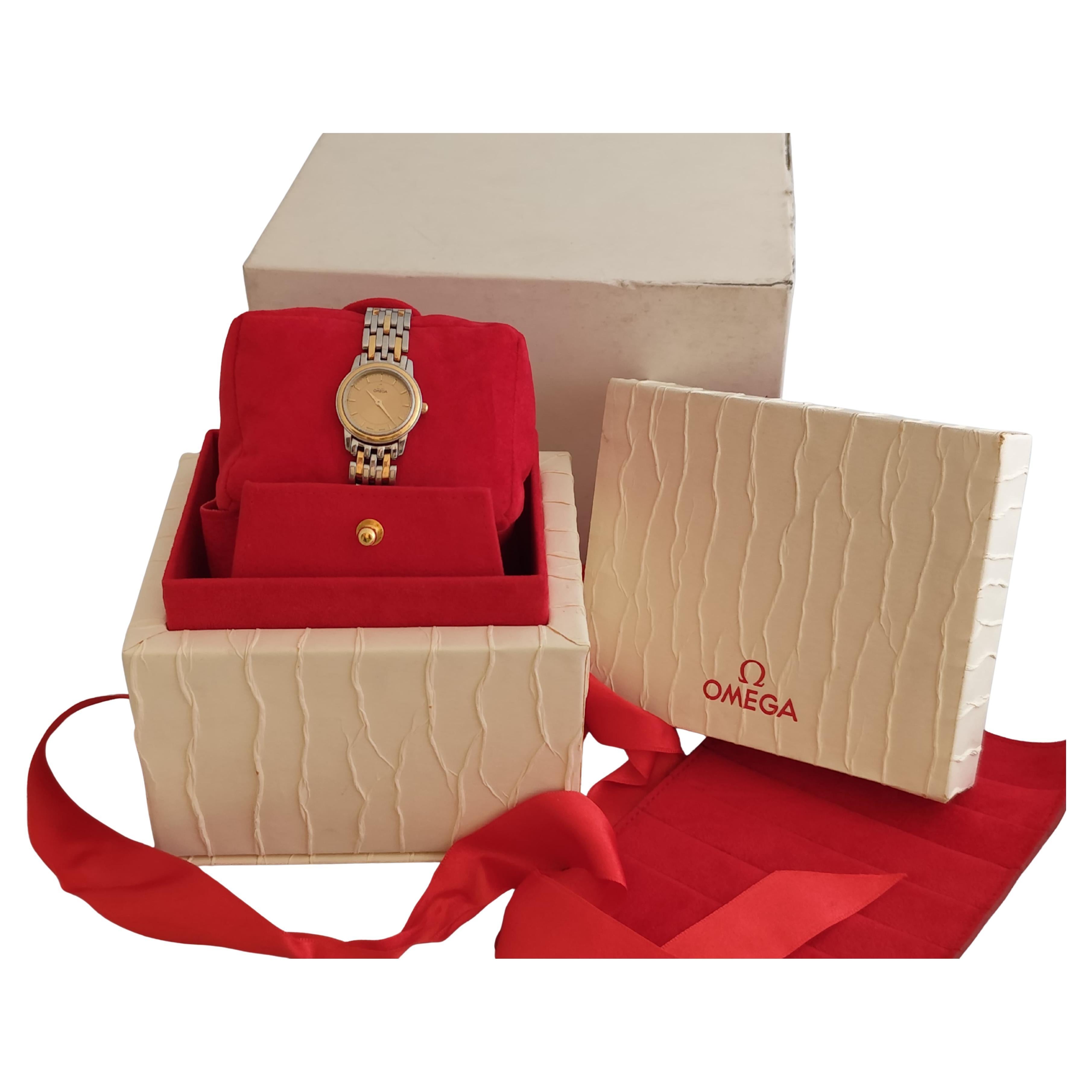 Reloj Omega De Ville Prestige 5951055 Acero/18K Oro Señoras En Caja Original en venta