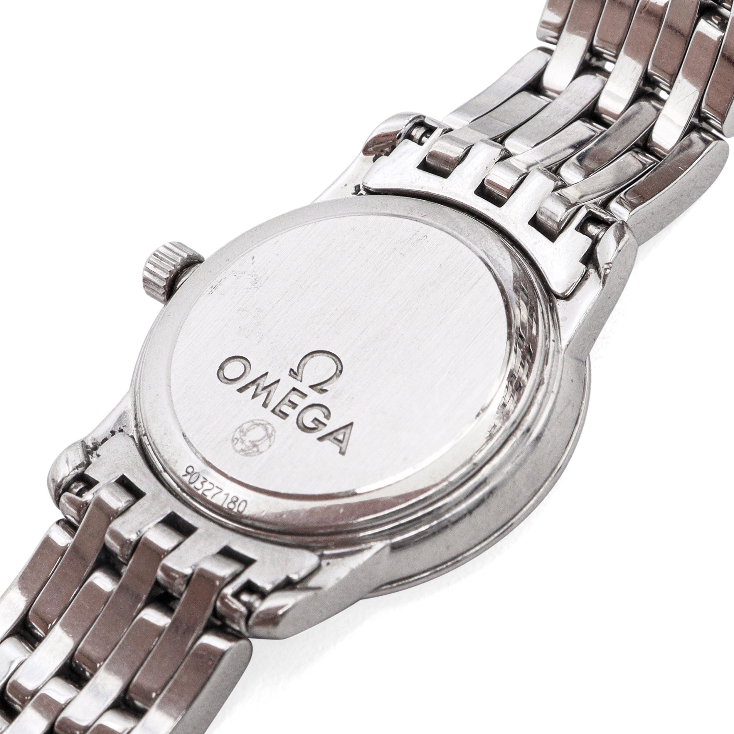 Omega De Ville Prestige Mother of Pearl Dial Quartz Women's Watch For Sale 1