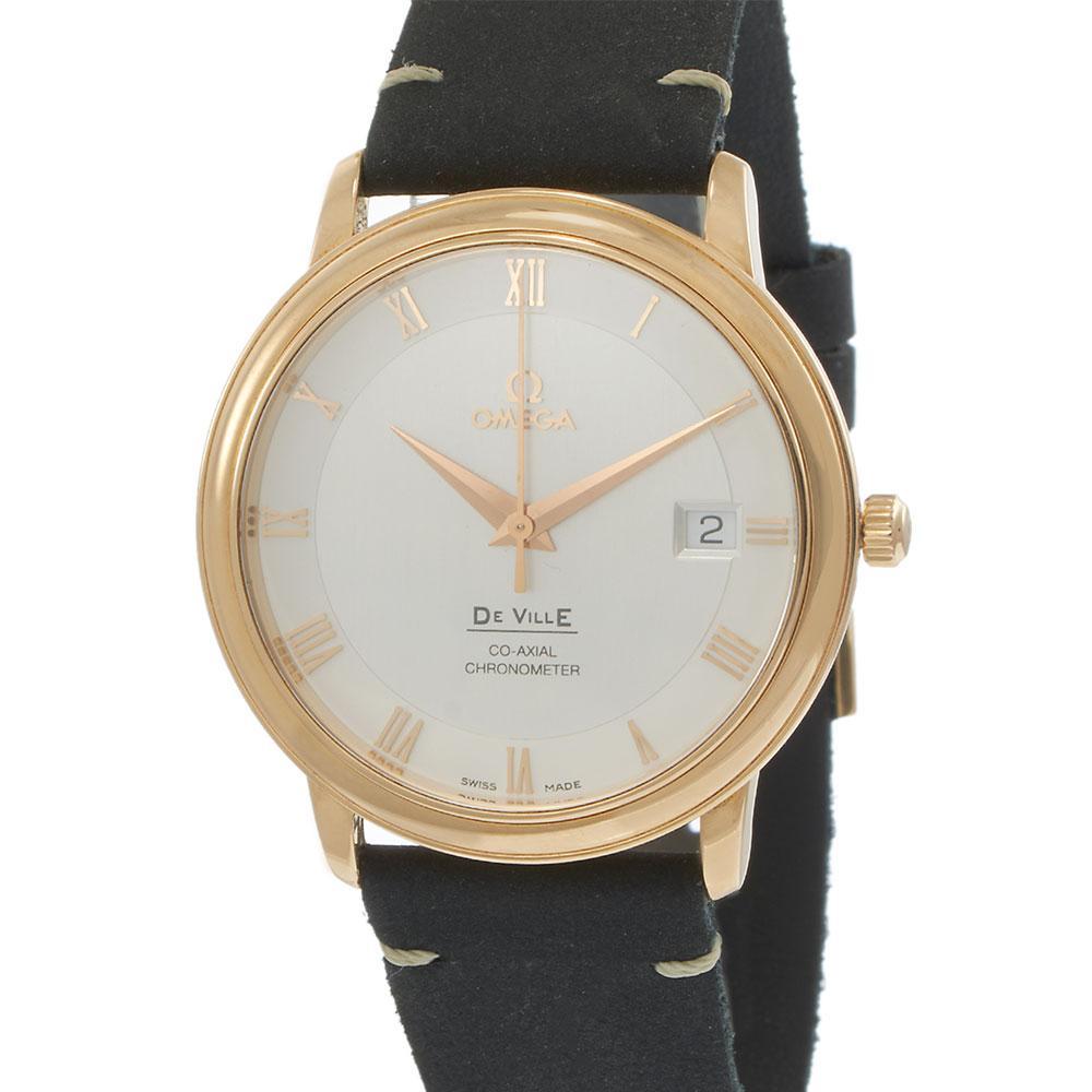 Omega De Ville Prestige Ref. 4678.31.02 Oro rosa 36.5MM - Automático en Bueno estado para la venta en New York, NY