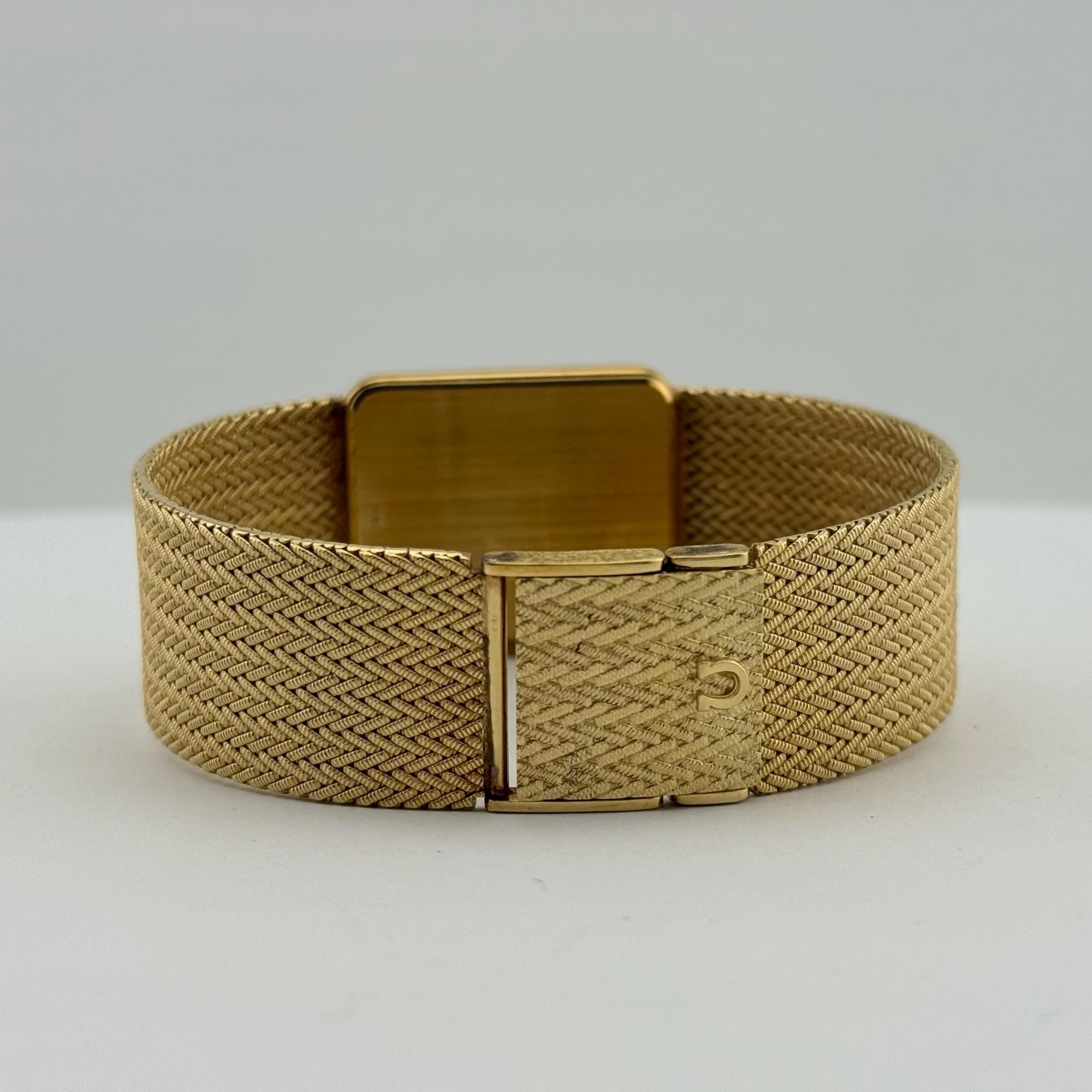 Omega De Ville Quartz 14K Yellow Gold Original Box For Sale 1