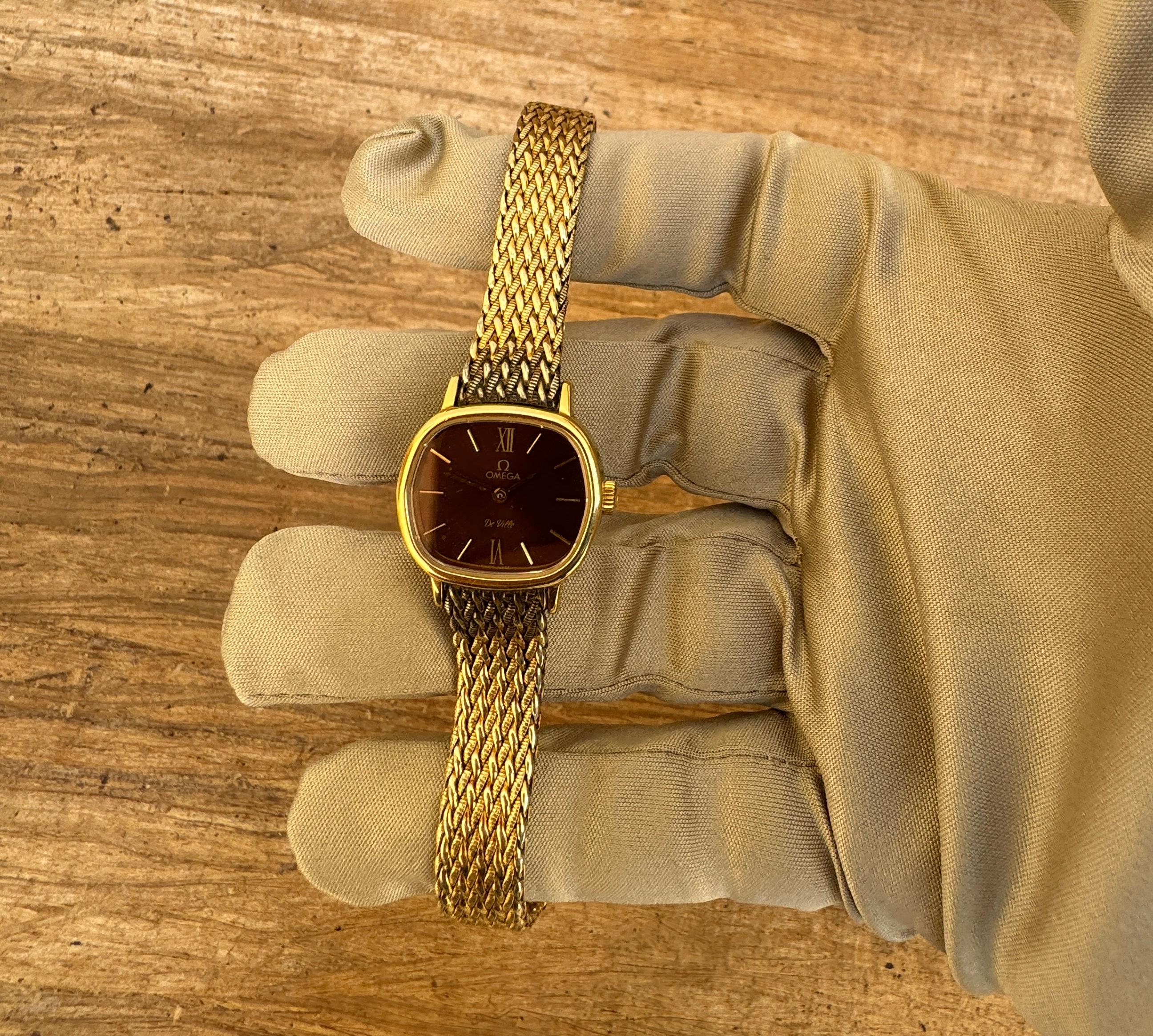 Women's Omega De Ville Ref 5110561  CAL625 Gold Plated Ladies Watch