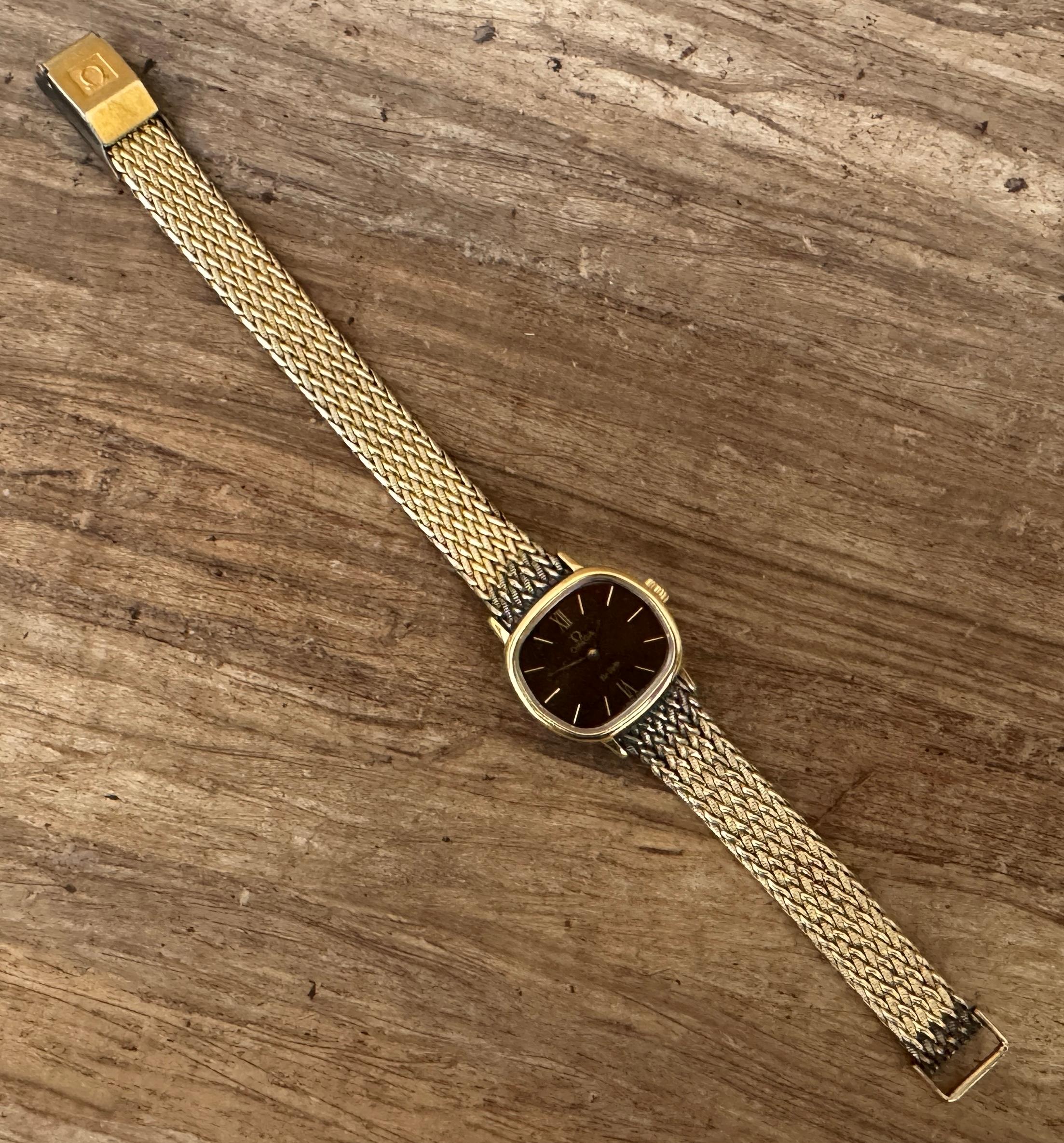 Omega De Ville Ref 5110561  CAL625 Gold Plated Ladies Watch 1