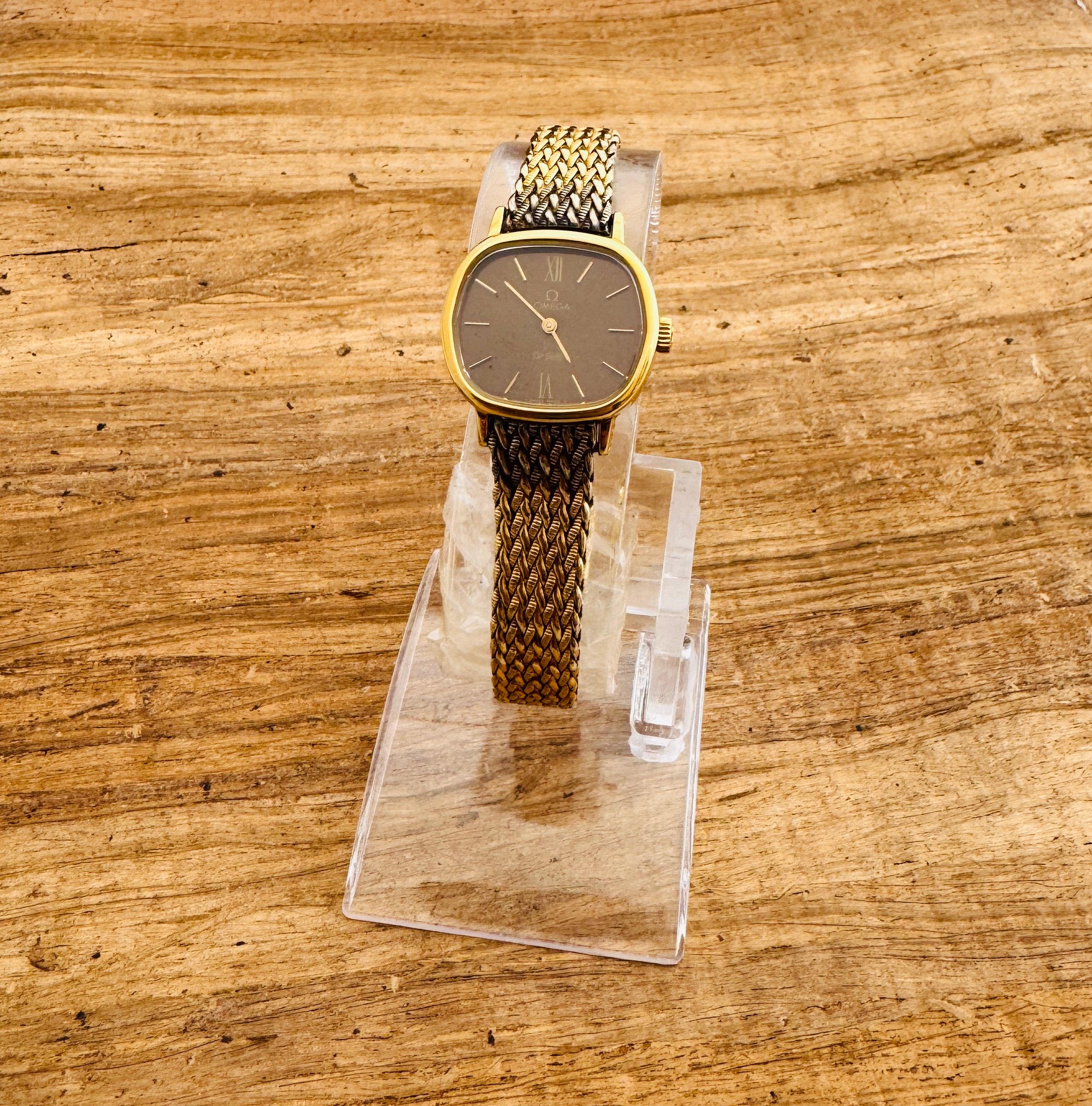 Omega De Ville Ref 5110561  CAL625 Gold Plated Ladies Watch 2