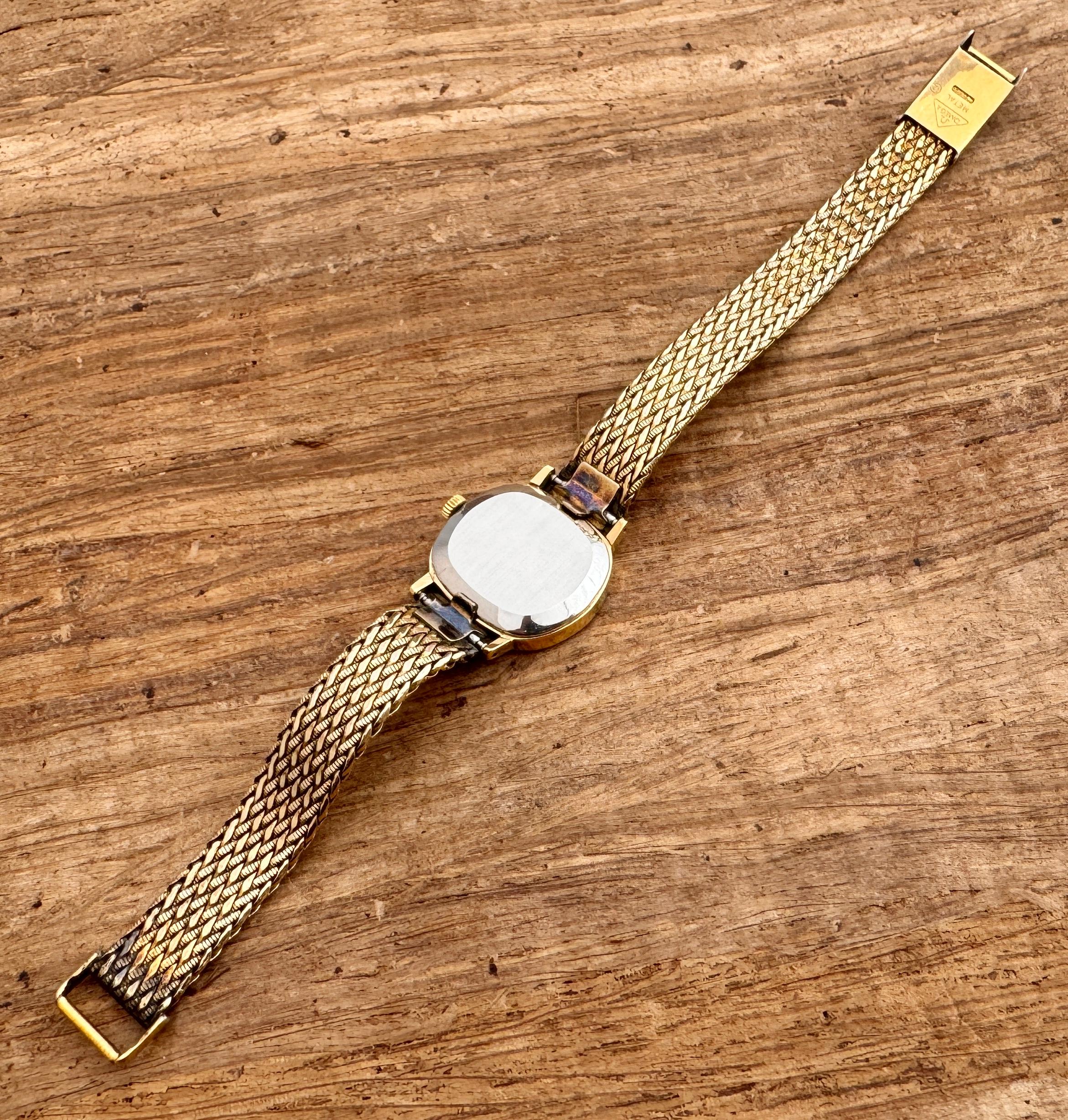 Omega De Ville Ref 5110561  CAL625 Gold Plated Ladies Watch 3