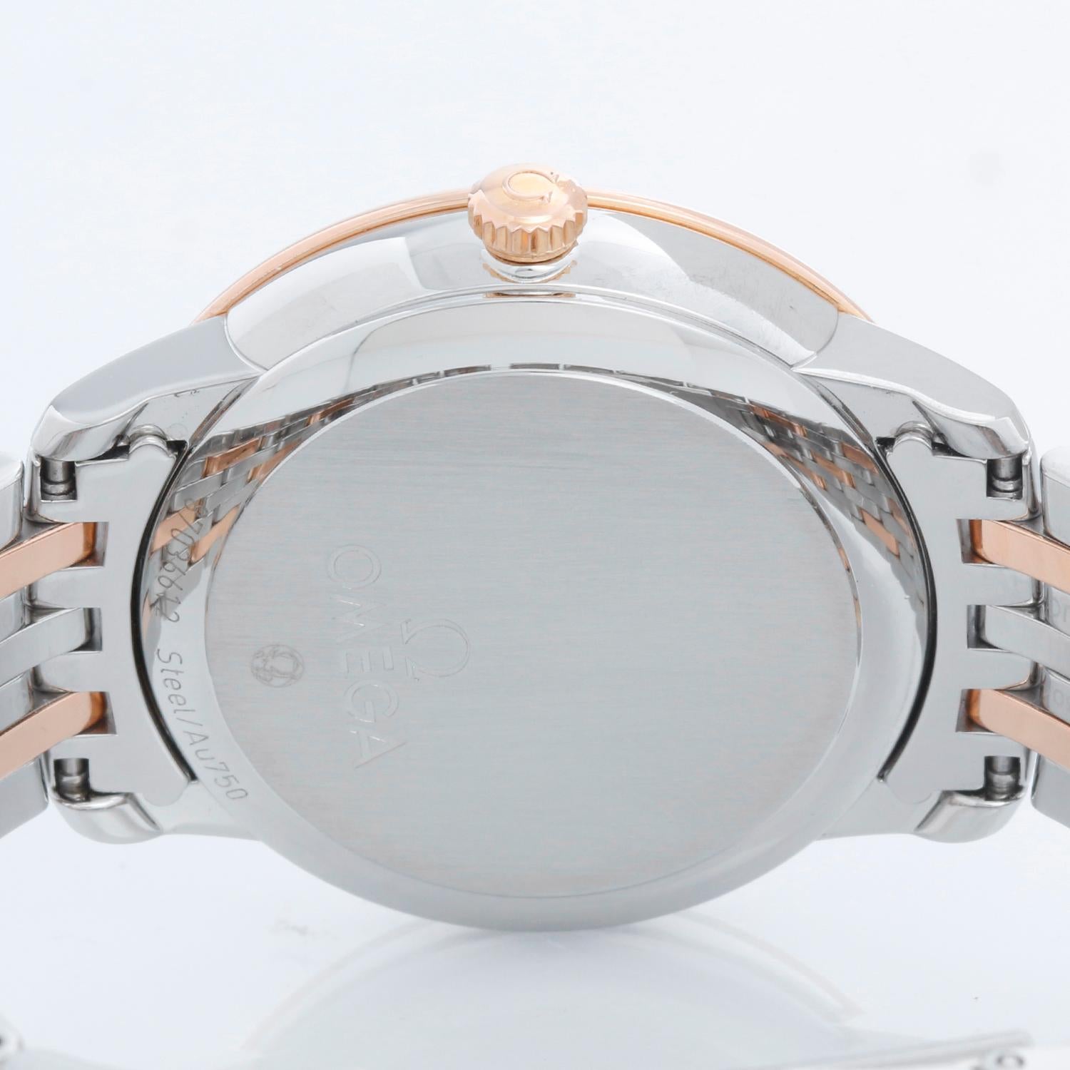 Omega De Ville Rose Gold & Stainless Steel  Women's Watch 424.25.33.20.55.002 For Sale 1