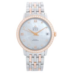 Omega De Ville Rose Gold & Stainless Steel  Women's Watch 424.25.33.20.55.002
