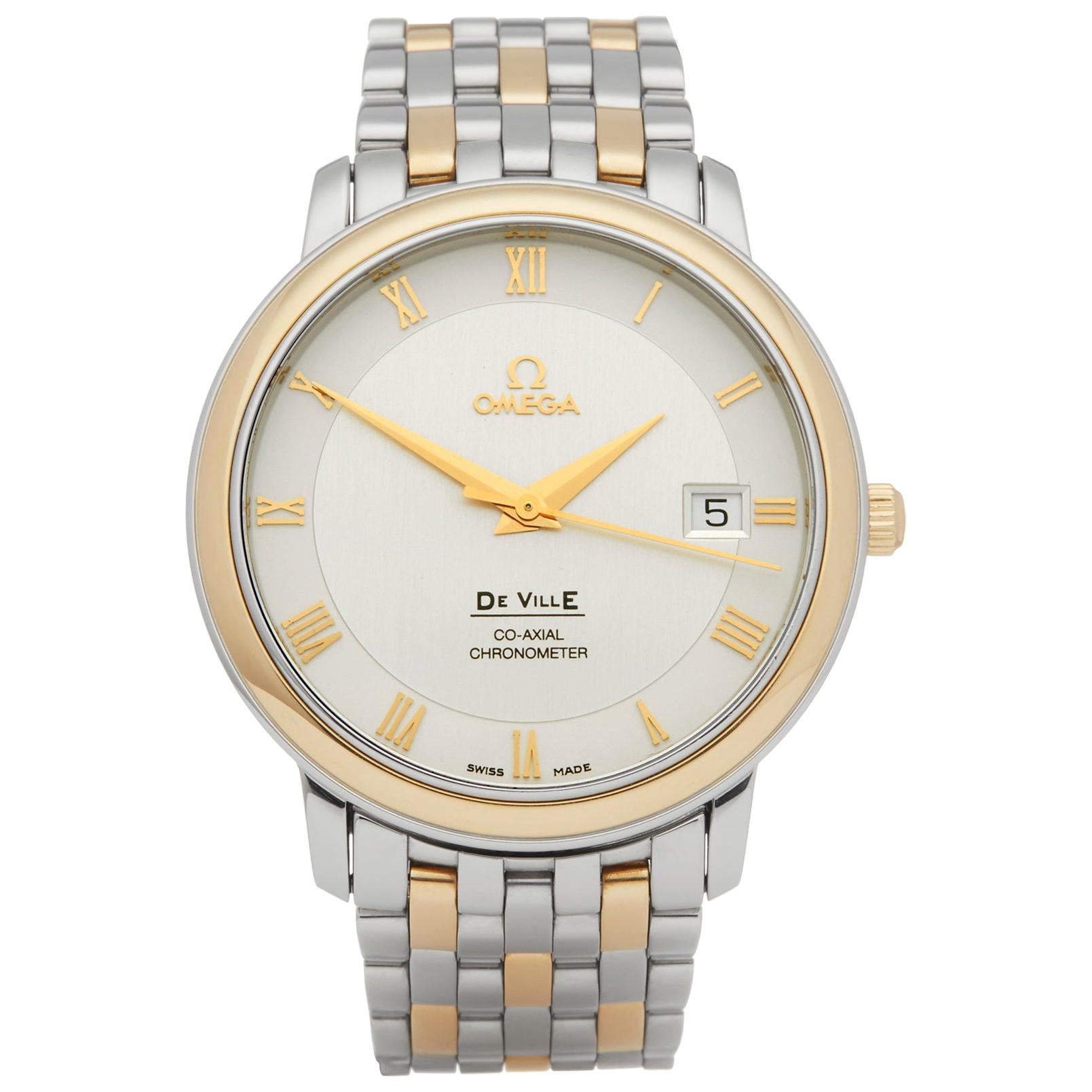 Omega De Ville Stainless Steel and Yellow Gold 4374.31.00