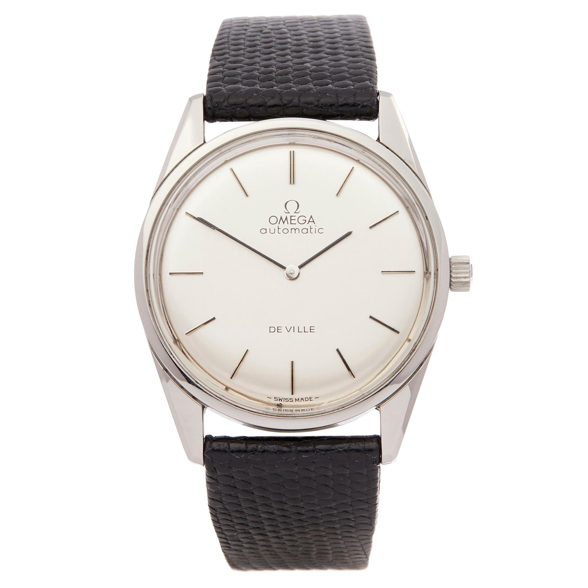 Omega De Ville Stainless Steel Wristwatch