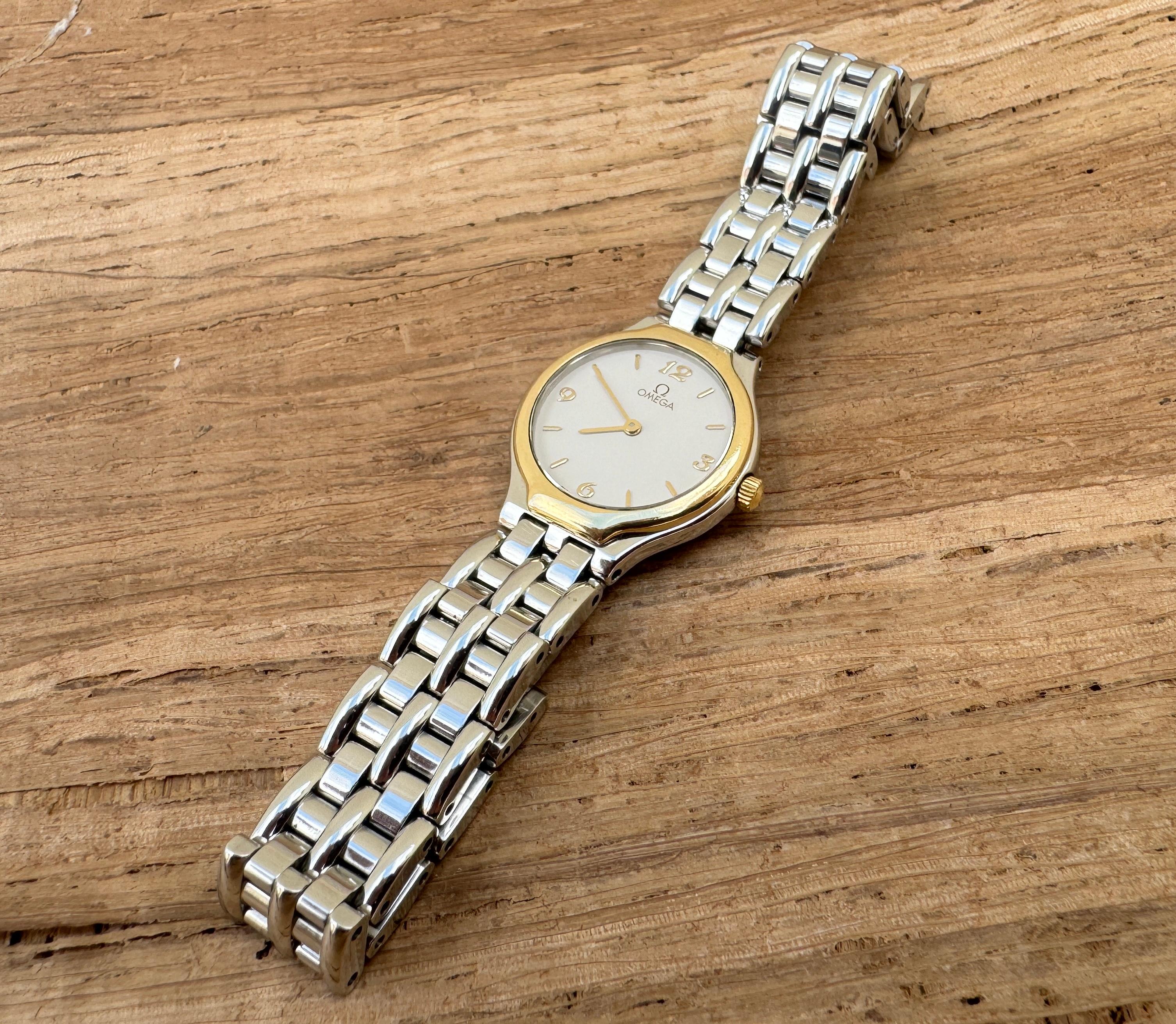 Omega De Ville Symbol Gold Stainless Steel Ladies Watch 5