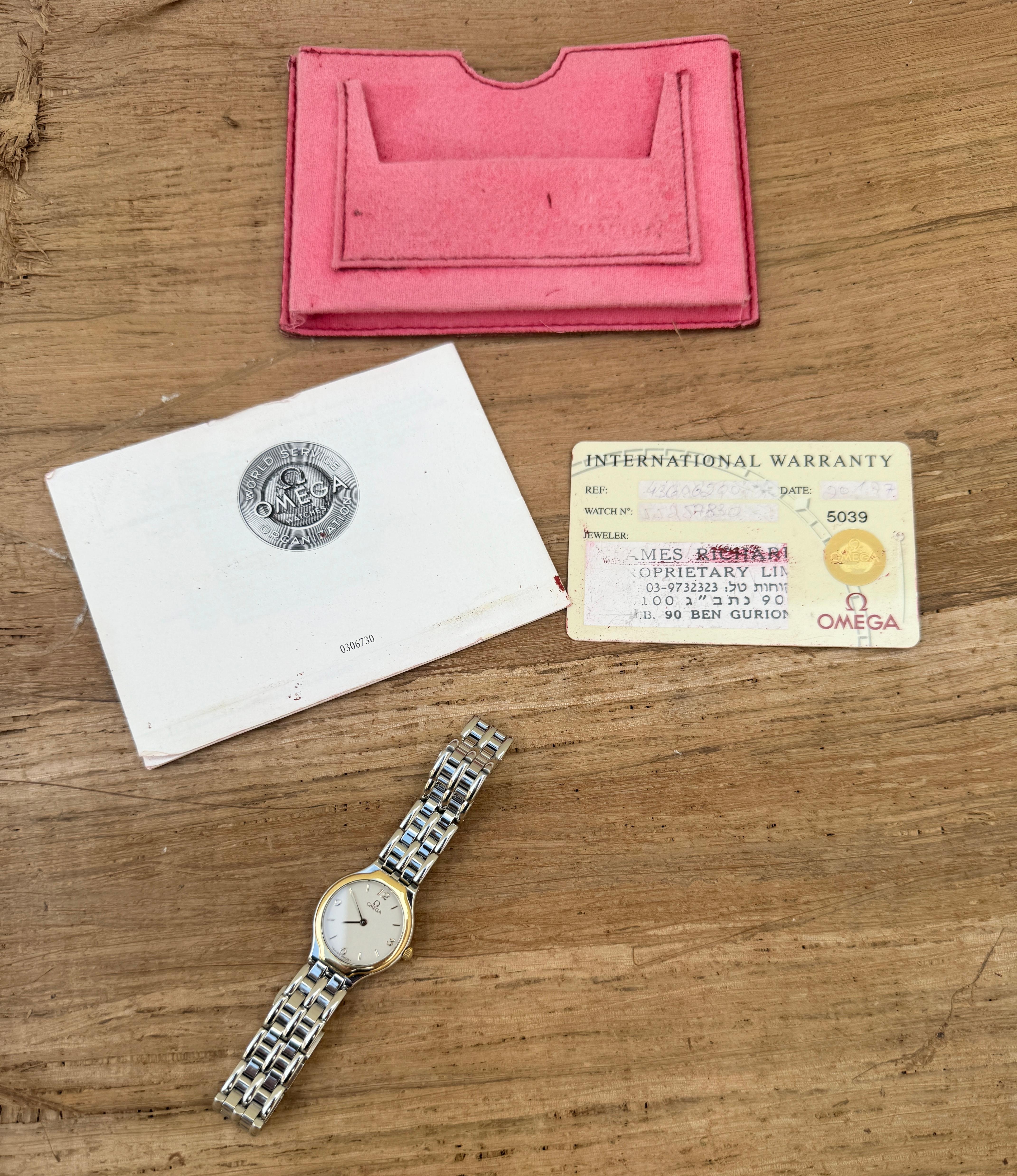 Omega De Ville Symbol Gold Stainless Steel Ladies Watch 6
