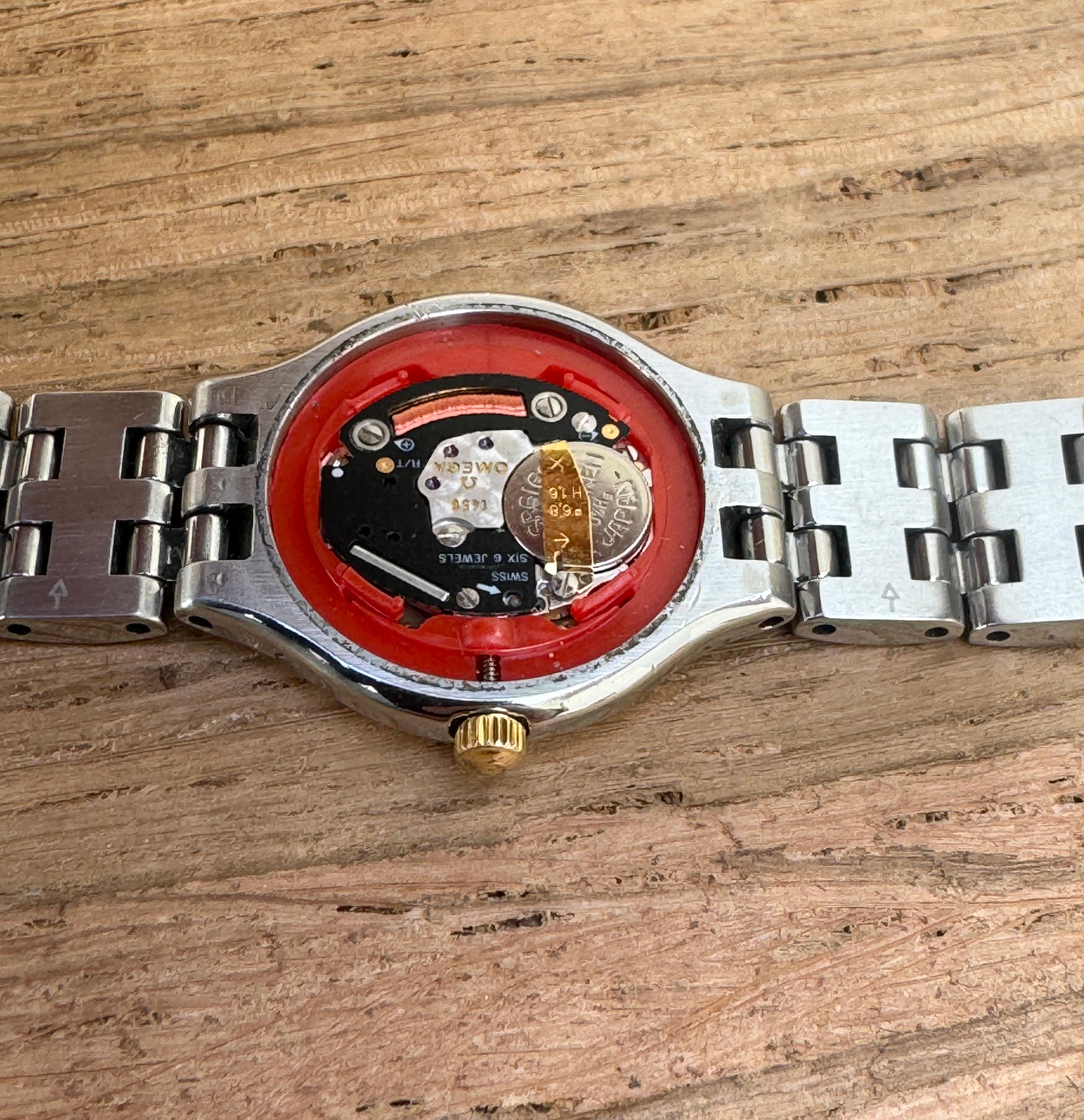 Omega De Ville Symbol Gold Stainless Steel Ladies Watch 8