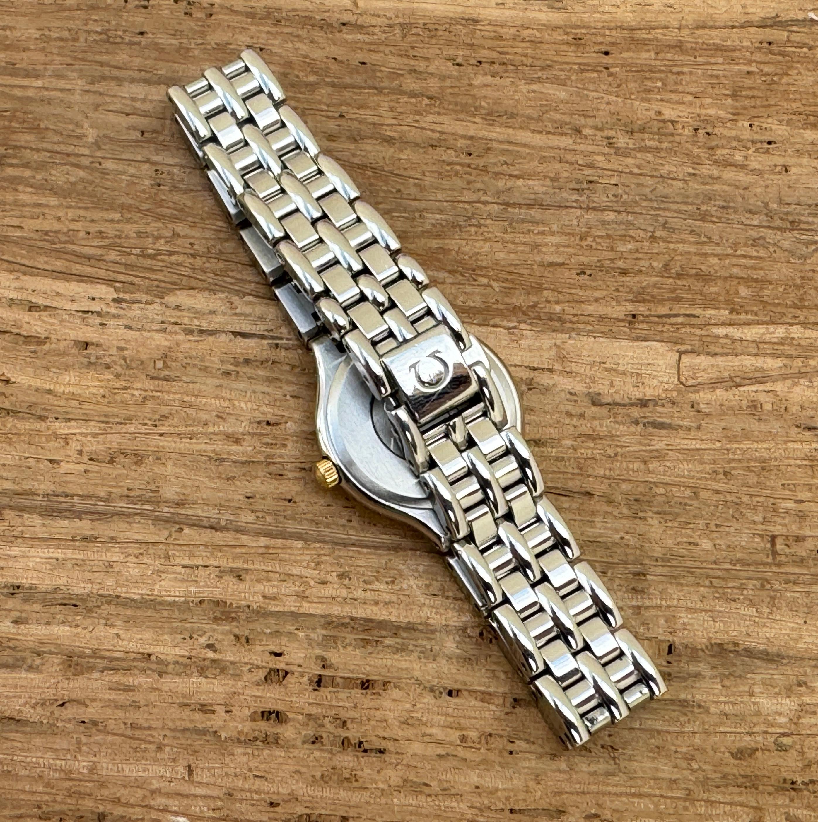 Omega De Ville Symbol Gold Stainless Steel Ladies Watch 10