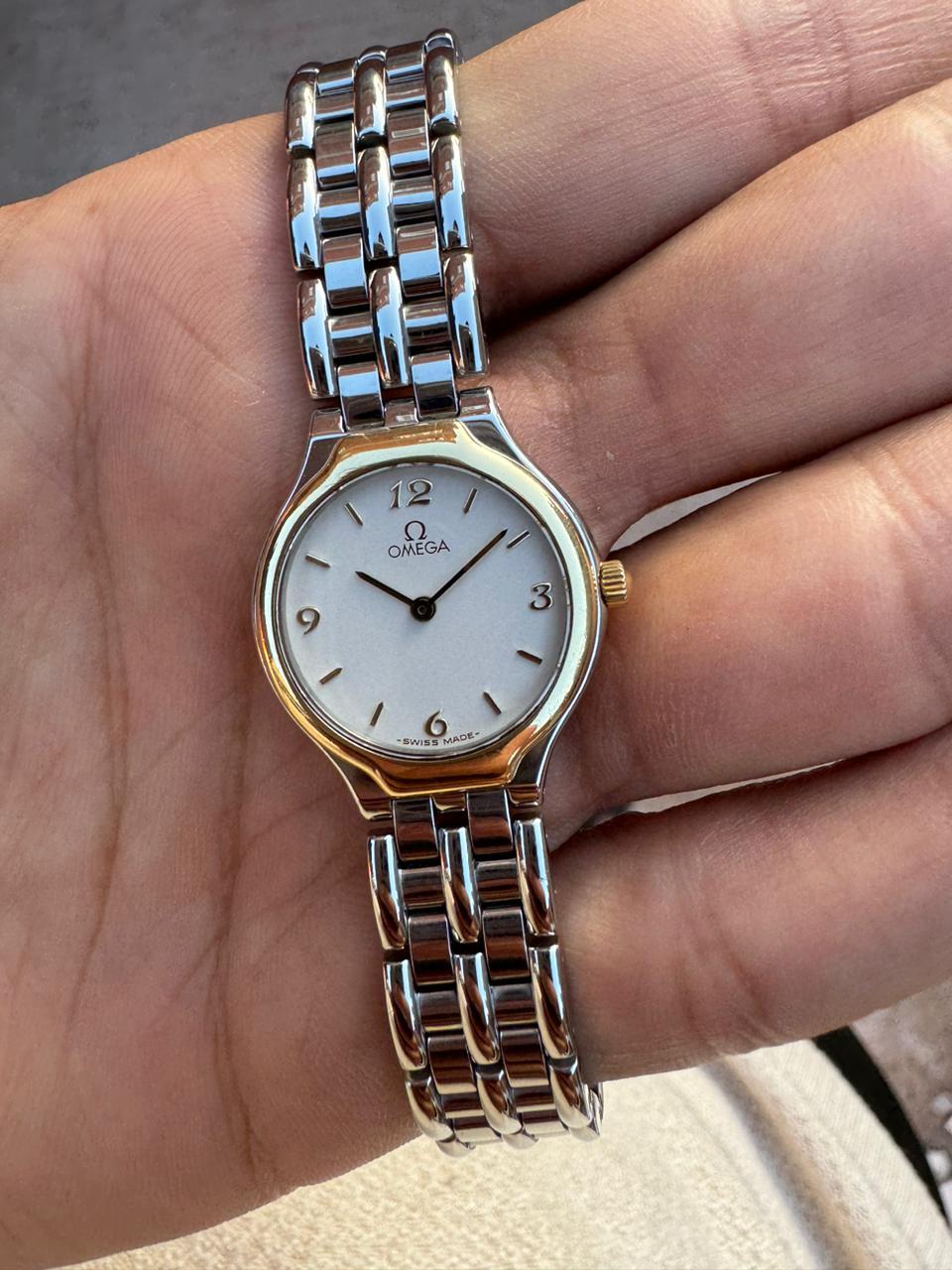 Omega De Ville Symbol Gold Stainless Steel Ladies Watch 13