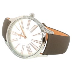 Omega De Ville Trésor Watch 39mm Diamond Bezel- Box, Papers & 5Year Warranty