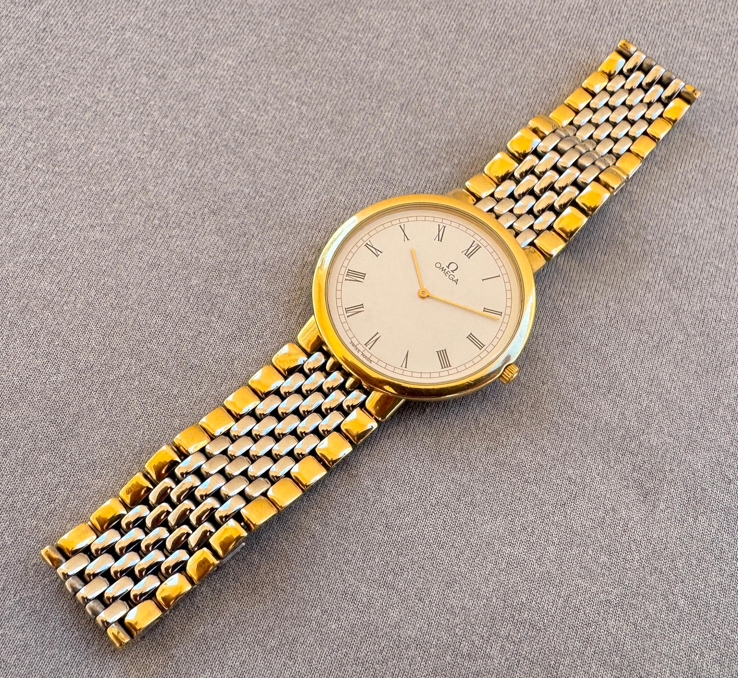 Reloj Omega De Ville Blanco Esfera Romana Fecha en venta 2