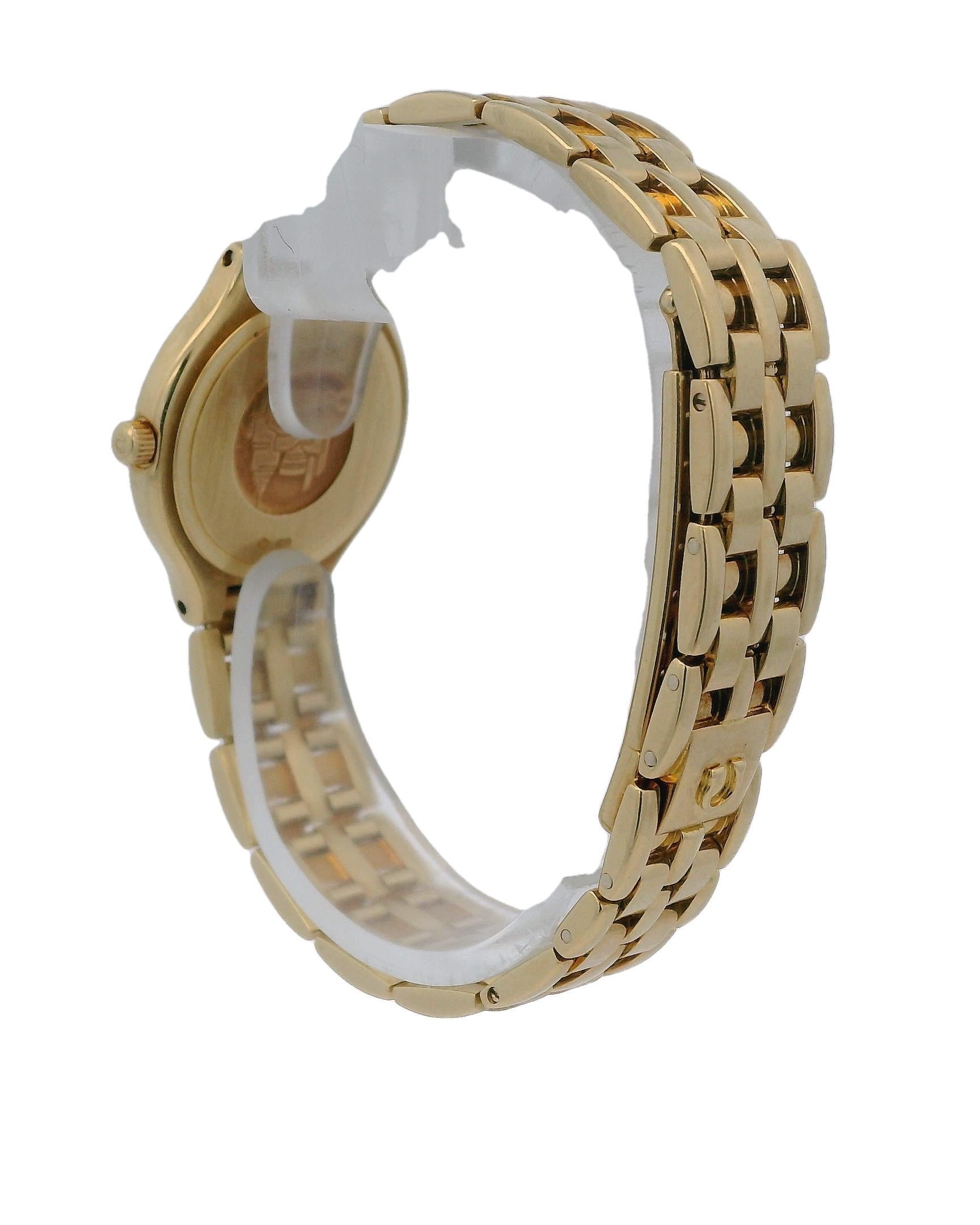 Women's Omega DeVille 18K Yellow Gold Ladies Watch For Sale