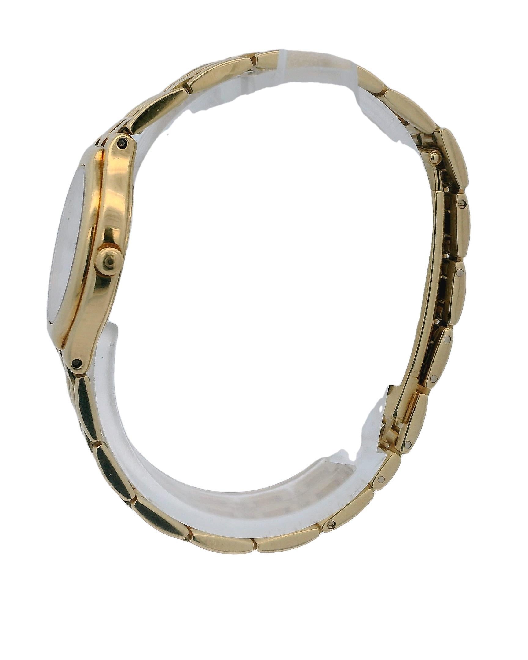 Omega DeVille 18K Yellow Gold Ladies Watch For Sale 1