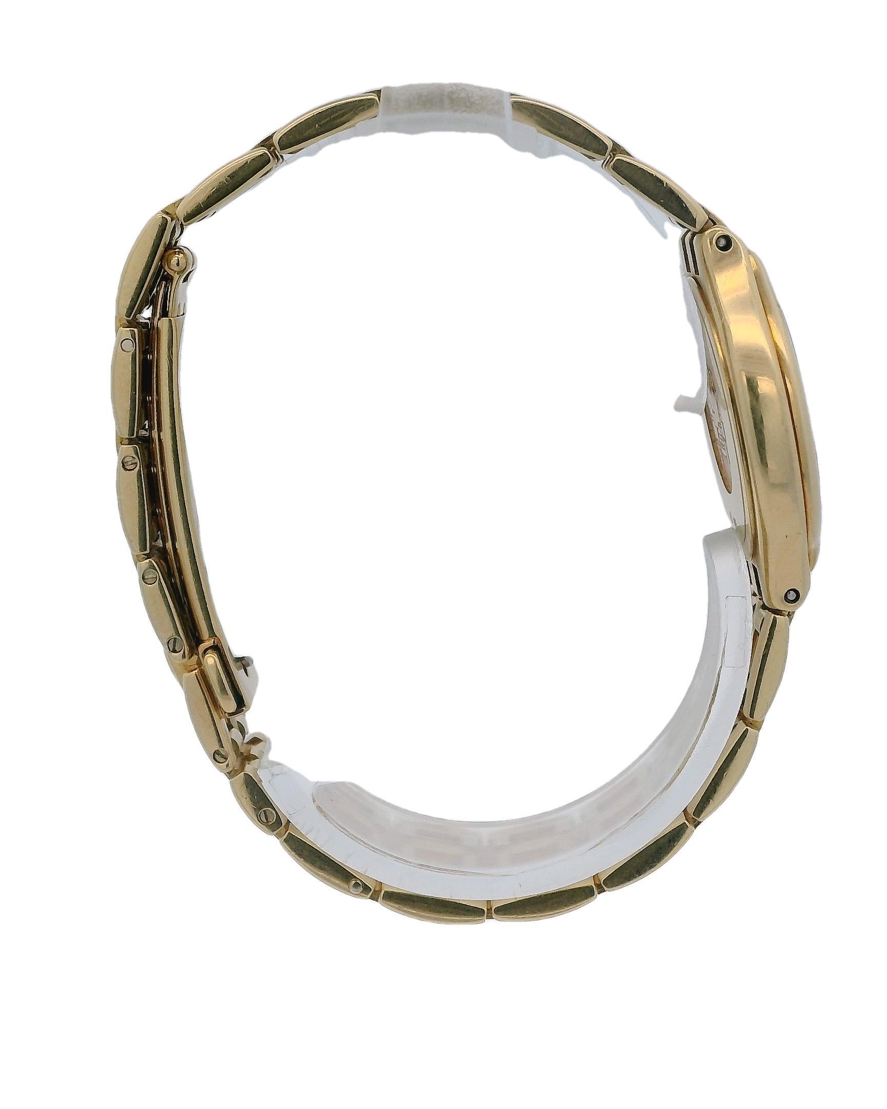 Omega DeVille 18K Yellow Gold Ladies Watch For Sale 3