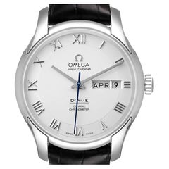 Omega DeVille Annual Calendar Steel Mens Watch 431.13.41.22.02.001 Box Card