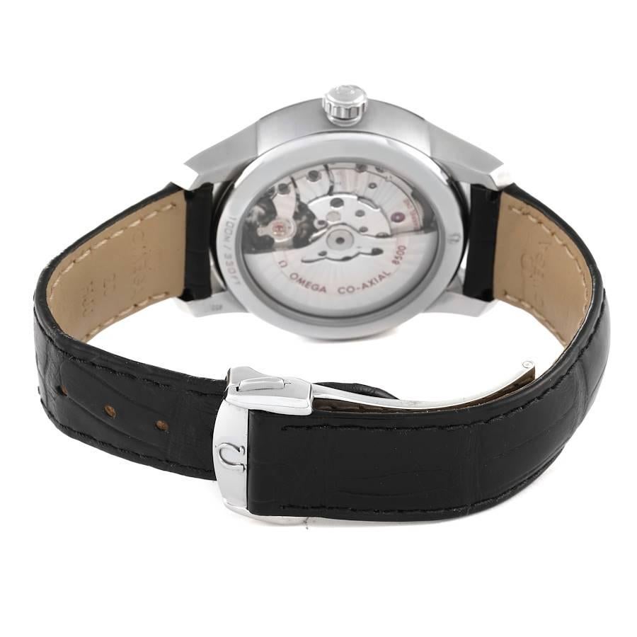 Omega DeVille Herrenuhr mit schwarzem Zifferblatt 431.10.41.21.01.001 im Angebot 4
