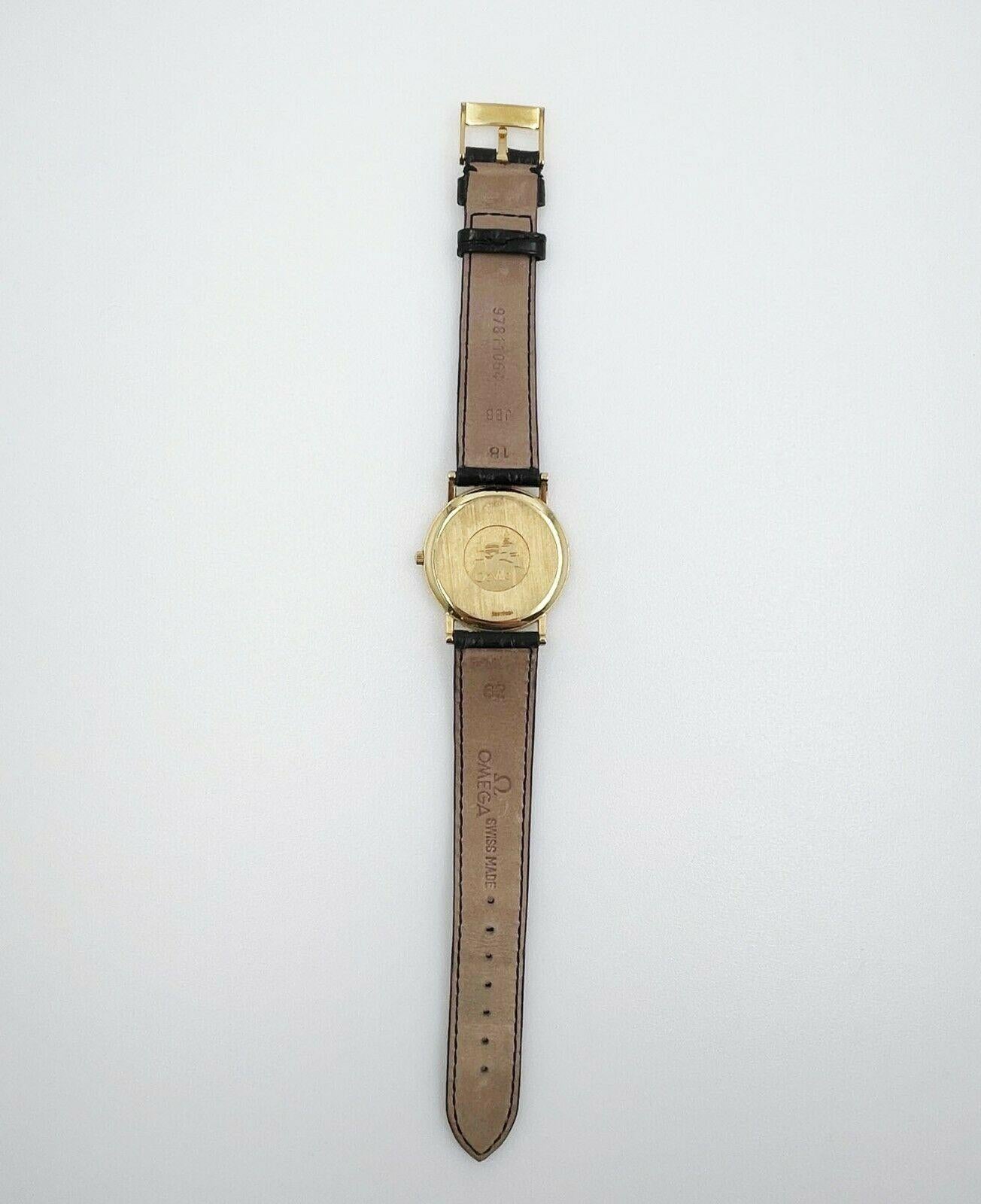 Omega Deville Cal 1532 18k Yellow Gold 