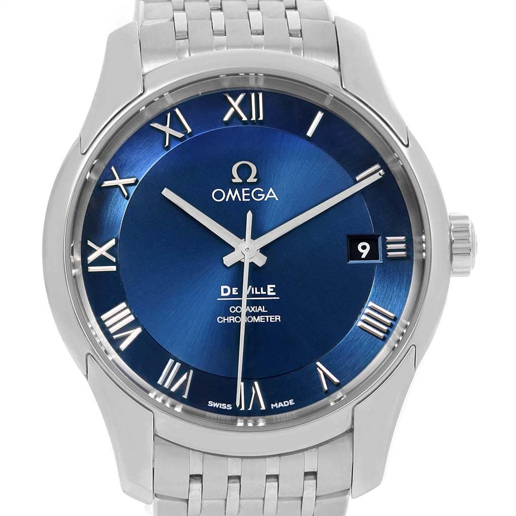 omega deville blue