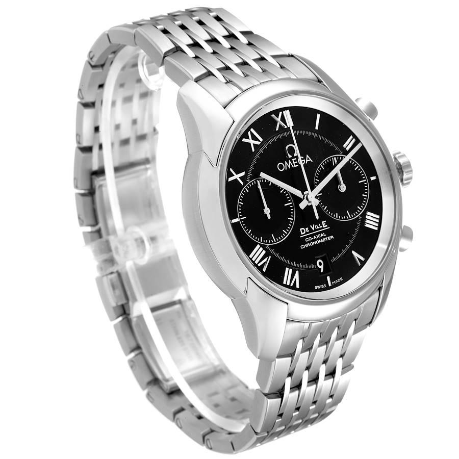 omega de ville co-axial chronograph men's watch