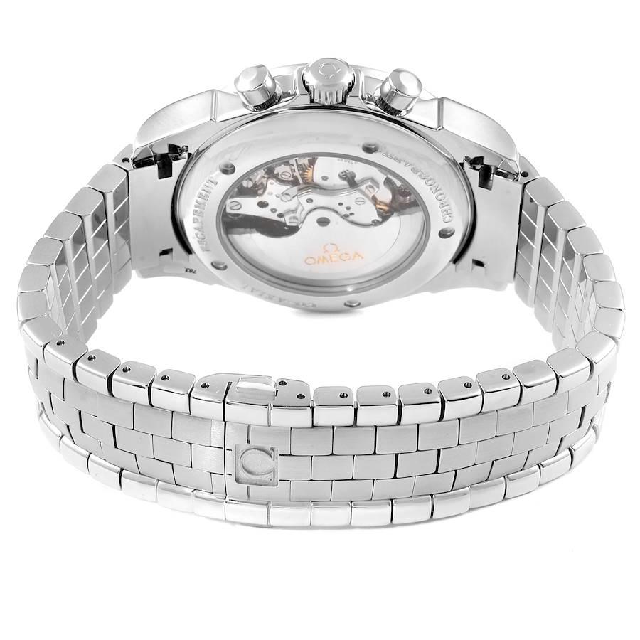 Omega DeVille Co-Axial Chronograph Steel Mens Watch 4541.50.00 Box Card For Sale 3