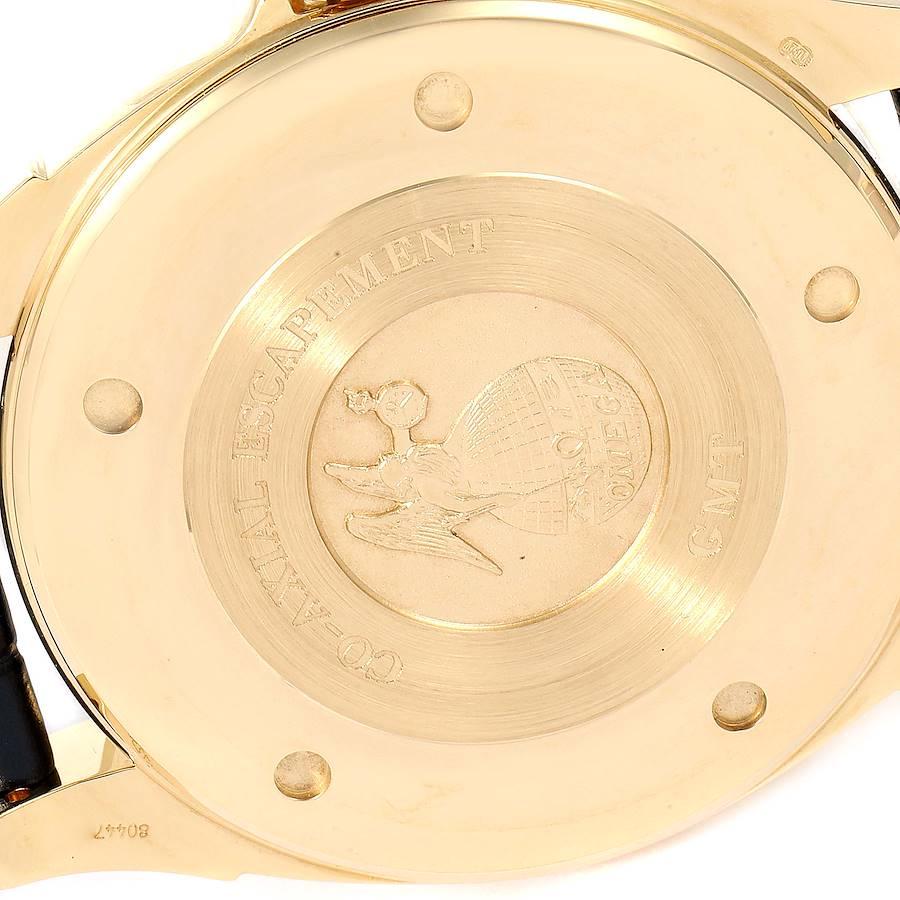 Omega Omega DeVille Co-Axial Chronometer Gelbgold Uhr 4633.80.00 Box Card im Angebot 2