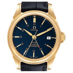 Omega Omega DeVille Co-Axial Chronometer Gelbgold Uhr 4633.80.00 Box Card