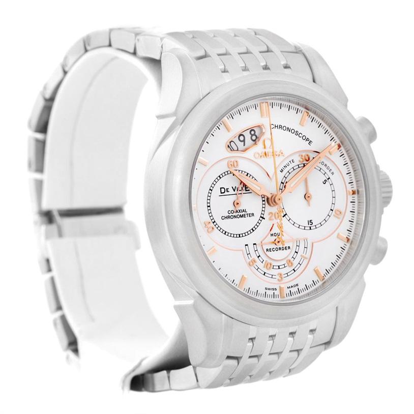 Omega DeVille Co-Axial Chronoscope Watch 422.10.41.50.04.001 Unworn 4