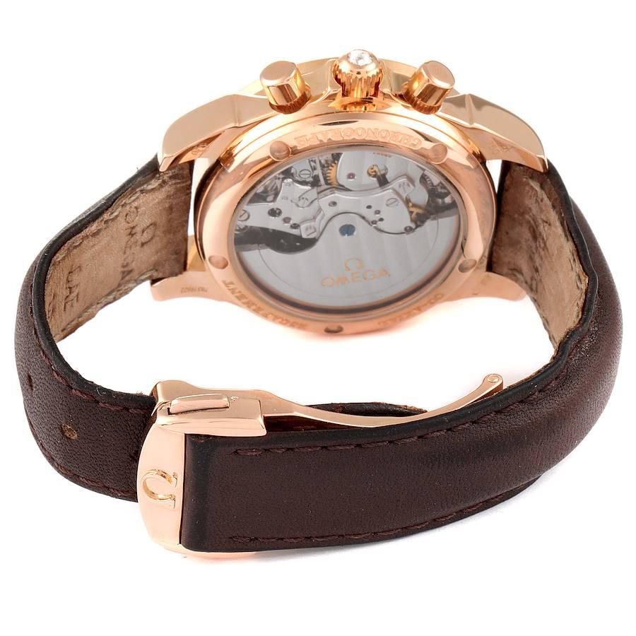 Men's Omega DeVille Co-Axial Rose Gold Diamond Ladies Watch 4677.60.37