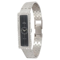 Reloj Omega Deville Deville para mujer en oro blanco de 18 quilates