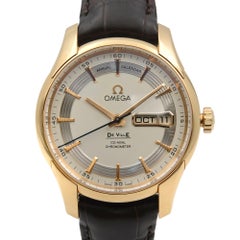 Omega DeVille Hour Vision 18K Rose Gold Automatic Mens Watch 431.63.41.22.02.001