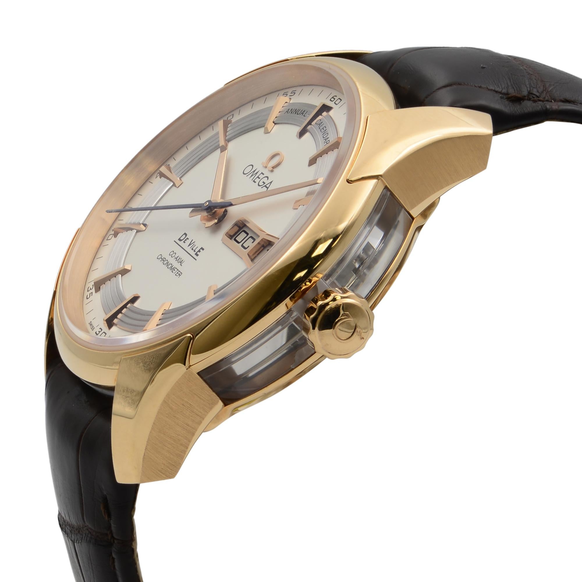 omega deville rose gold