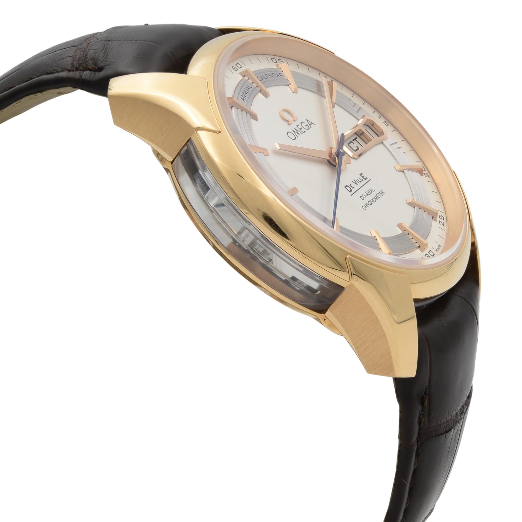 omega deville rose gold