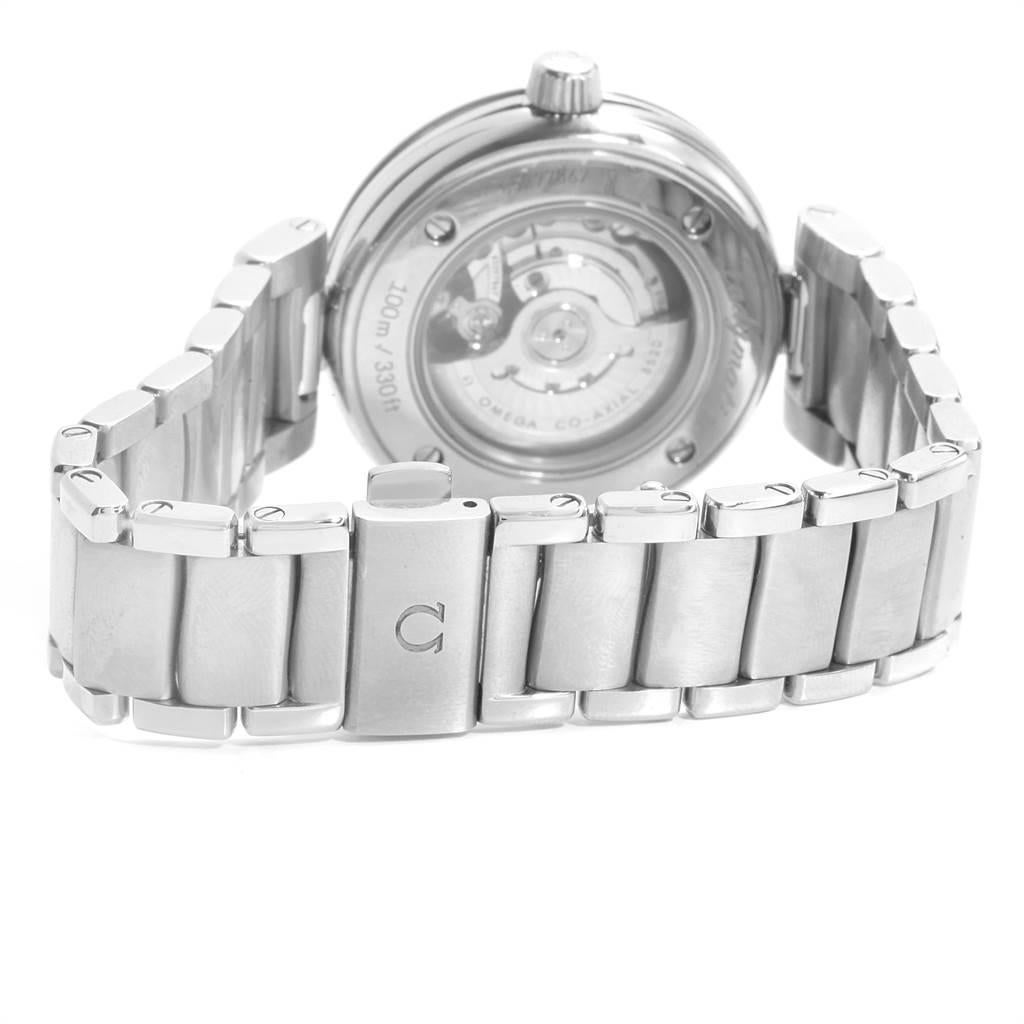 Omega DeVille Ladymatic Blue MOP Diamond Ladies Watch 425.30.34.20.57.002 2