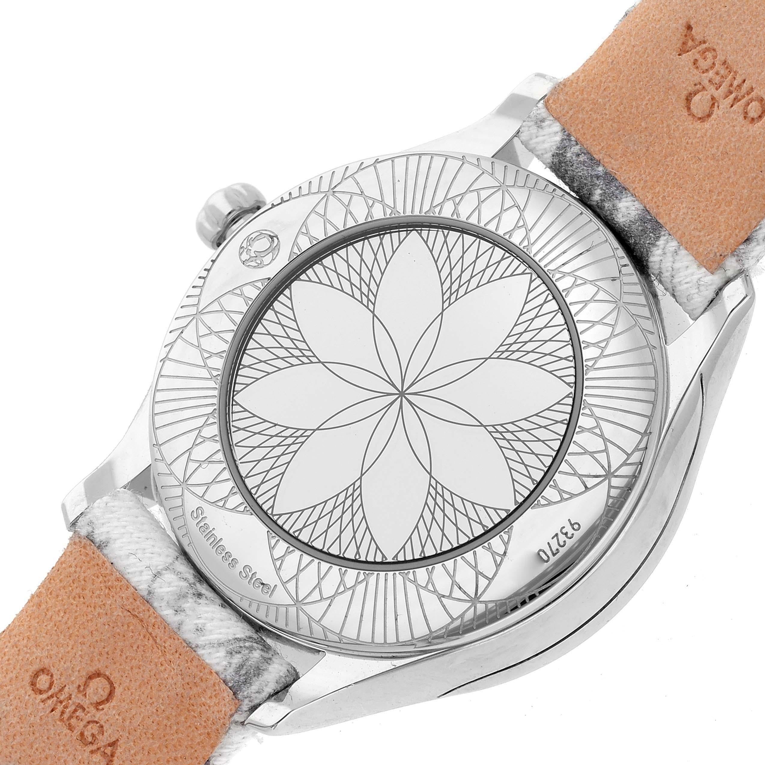 Women's Omega DeVille Mini Tresor Steel Diamond Ladies Watch 428.17.26.60.04.002 For Sale