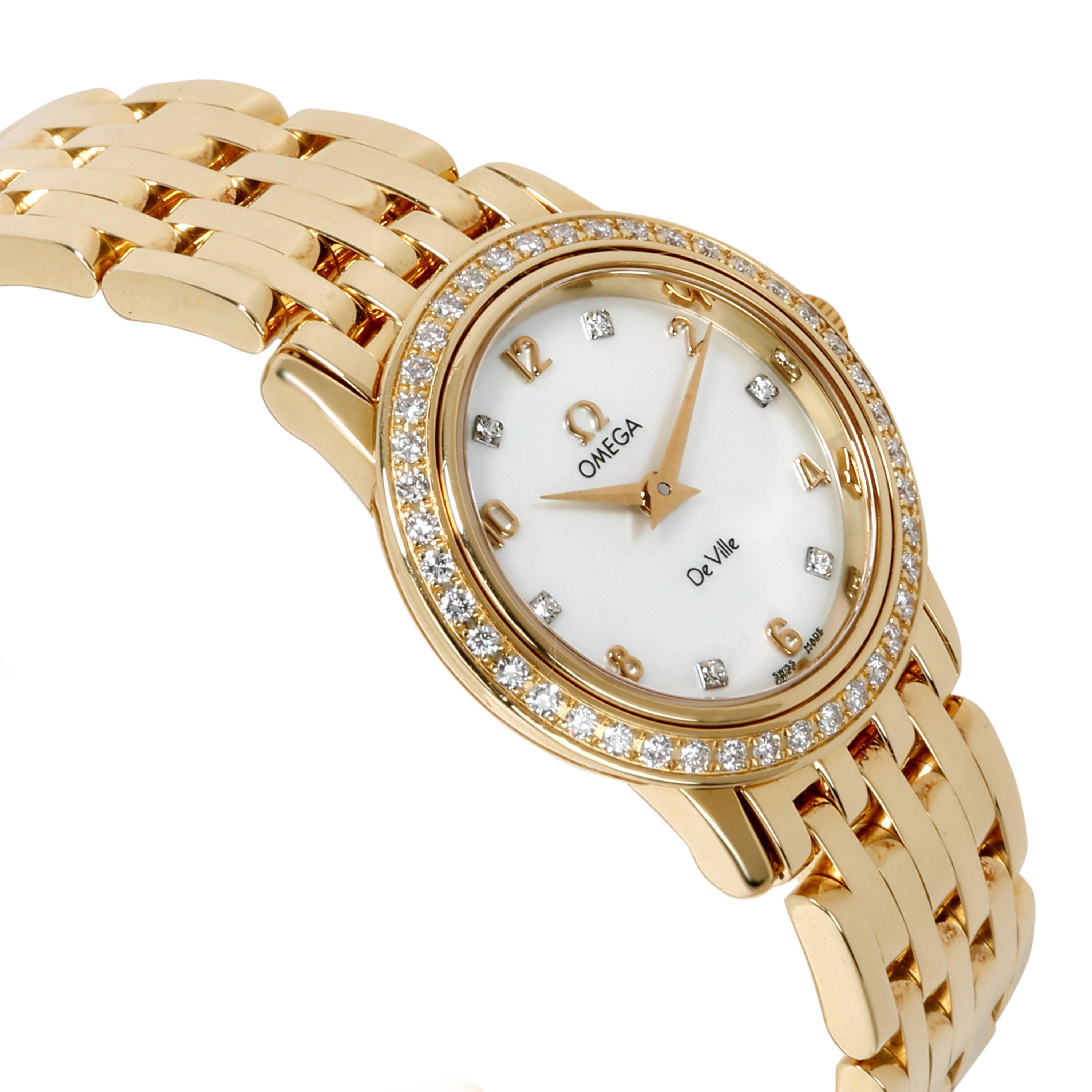 Omega De Ville Prestige 4175.75.00 Women's Watch in 18 Karat Yellow Gold 1