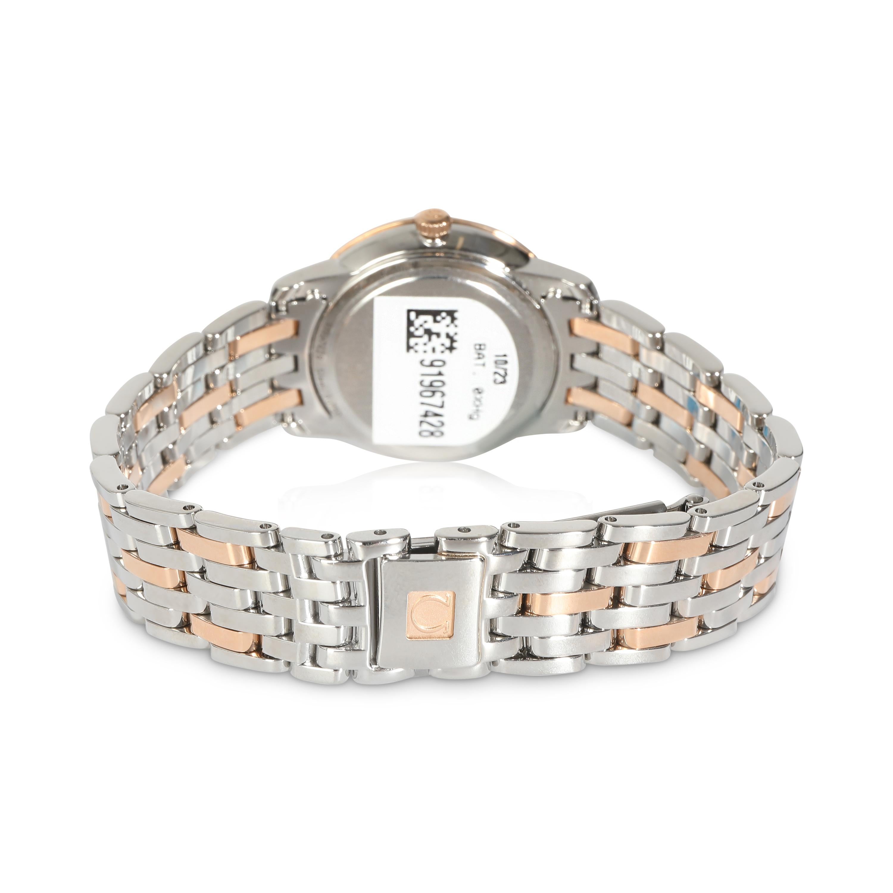 Omega DeVille Prestige 424.25.27.60.55.002 Women's Watch in 18kt Stainless Steel

SKU: 141652

PRIMARY DETAILS
Brand: Omega
Model: DeVille Prestige
Country of Origin: Switzerland
Movement Type: Quartz: Battery
Year of Manufacture:
