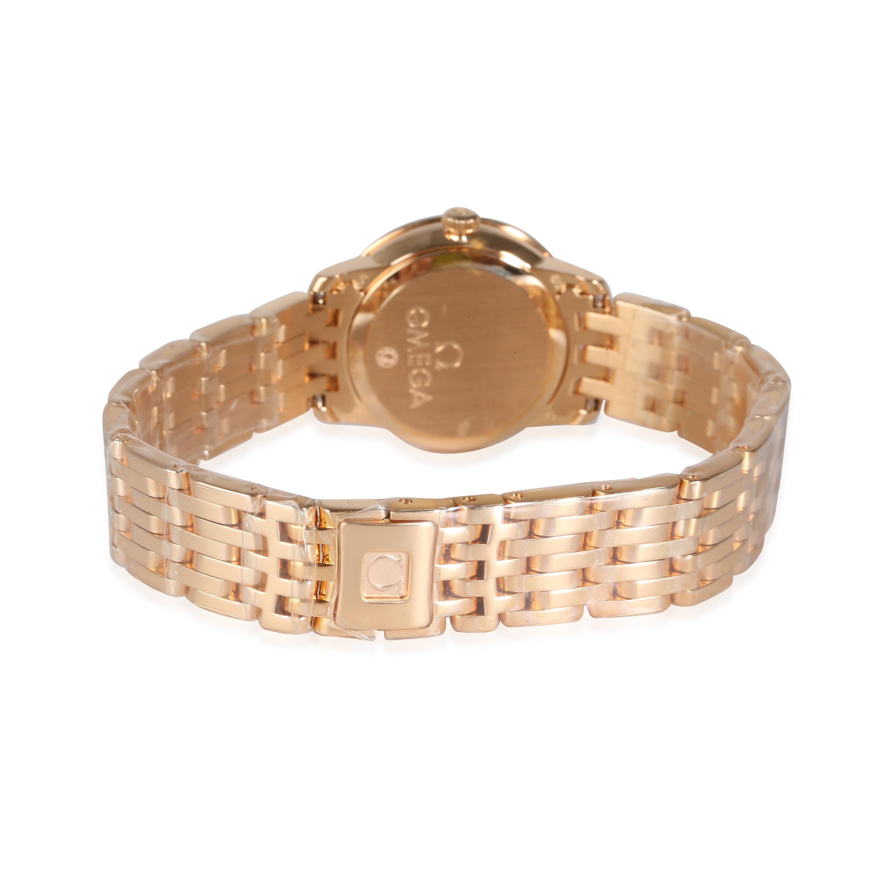 Omega DeVille Prestige 424.50.24.60.05.002 Women's Watch in 18kt Rose Gold

SKU: 141654

PRIMARY DETAILS
Brand: Omega
Model: DeVille Prestige
Country of Origin: Switzerland
Movement Type: Quartz: Battery
Condition: Retail price 17200 USD. Brand new