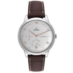 Omega DeVille Prestige Co?Axial Steel Mens Watch 434.13.41.21.06.001 Box Card