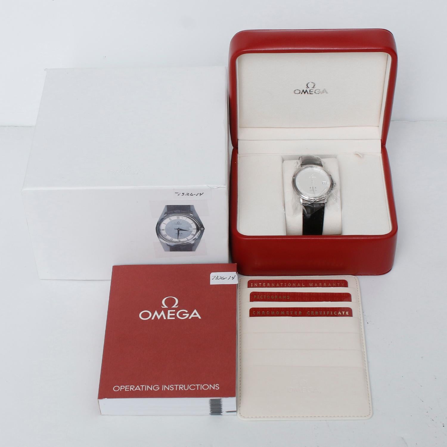 Orologio Omega DeVille Prestige da uomo in acciaio inossidabile 48753101 in vendita 2