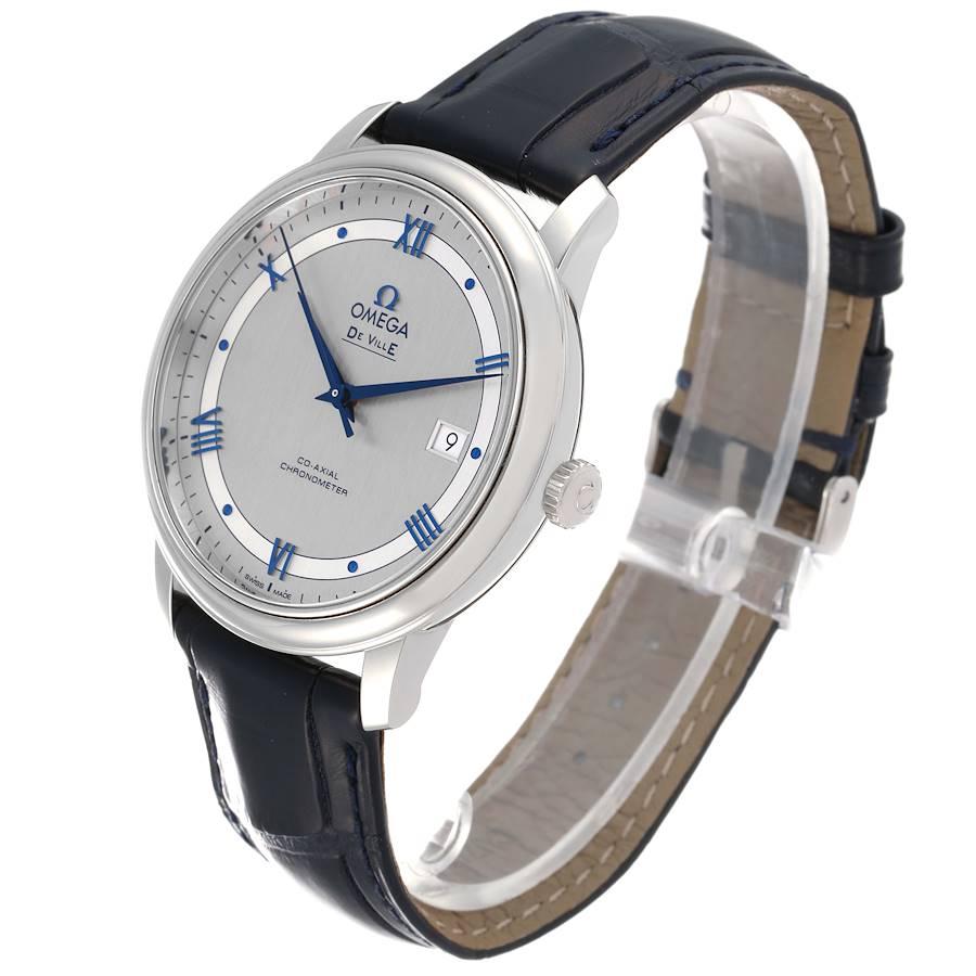Men's Omega DeVille Prestige Steel Silver Dial Watch 424.13.40.20.02.003