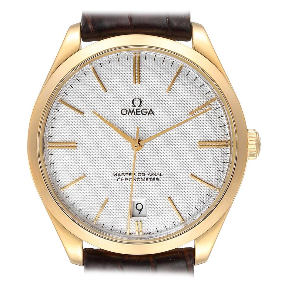 Omega DeVille Prestige Limited Series 1996 Rose Gold Watch 4601.54.11 Box Card at 1stDibs